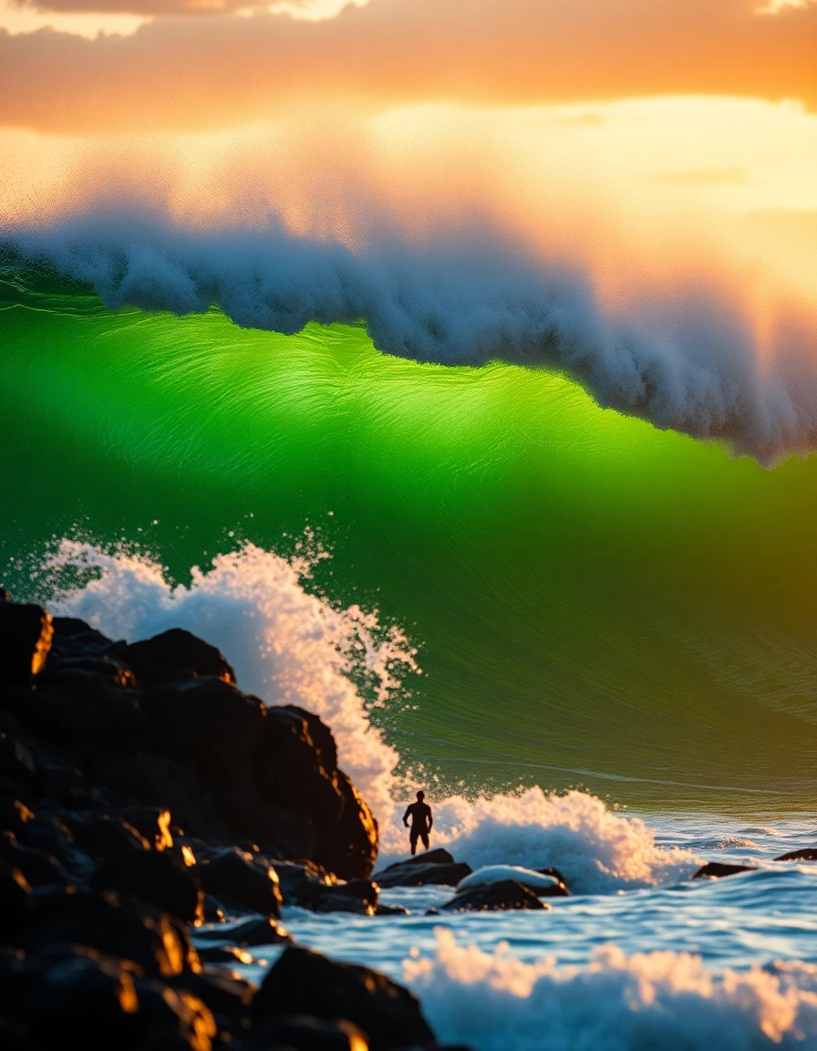 Você conhece o fenomeno das ondas verdes capa